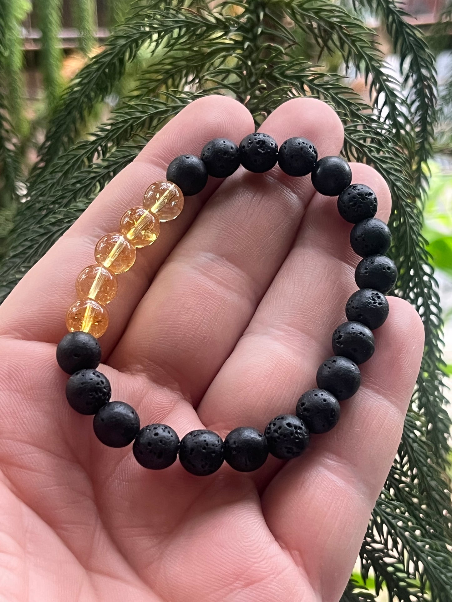 Citrine Lava Stone Bracelet + Free Stone Surprise Inside | Business Success & Abundance | Navratri Special