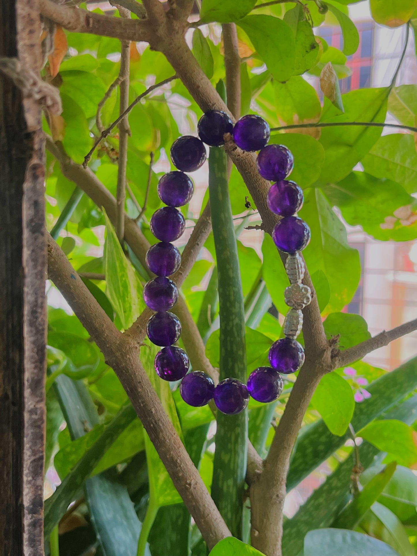Premium Amethyst Bracelet for Emotional Balance and Inner Strength | Natural Crystal Bracelet