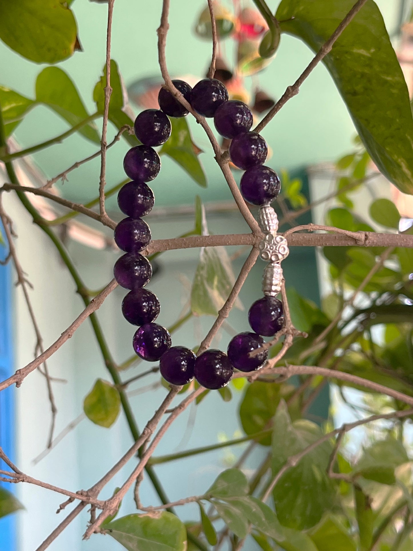 Premium Amethyst Bracelet for Emotional Balance and Inner Strength | Natural Crystal Bracelet