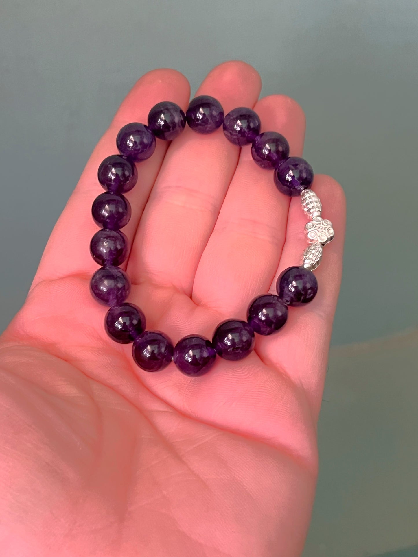 Premium Amethyst Bracelet for Emotional Balance and Inner Strength | Natural Crystal Bracelet