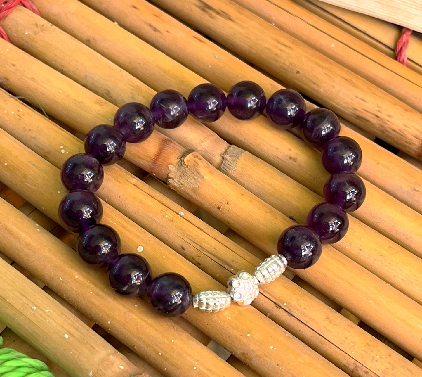 Premium Amethyst Bracelet for Emotional Balance and Inner Strength | Natural Crystal Bracelet