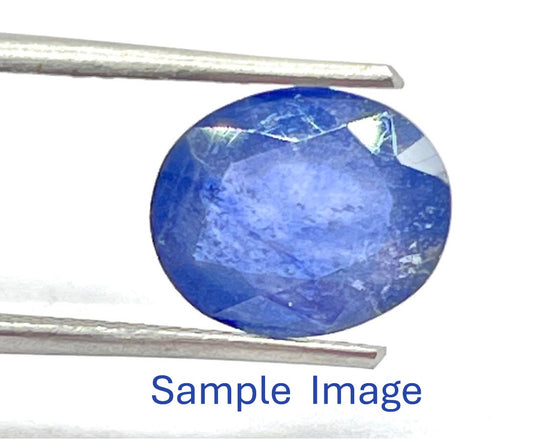 Natural blue sapphire neelam Saturn planet gemstone for astrological healing crystal
