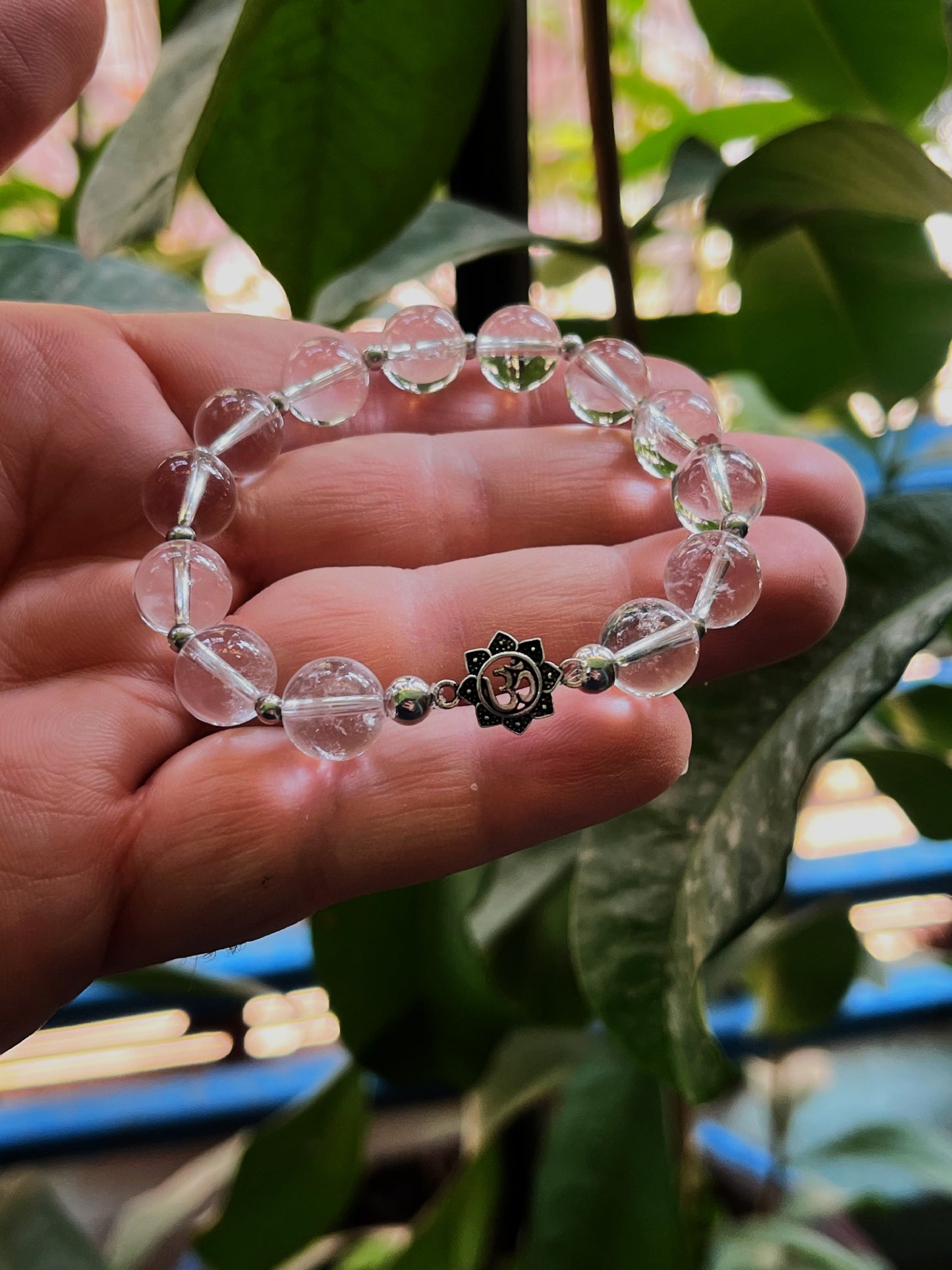 Luxury Crystal Quartz Bracelet | 925 Sterling Silver | Master Healing Stone