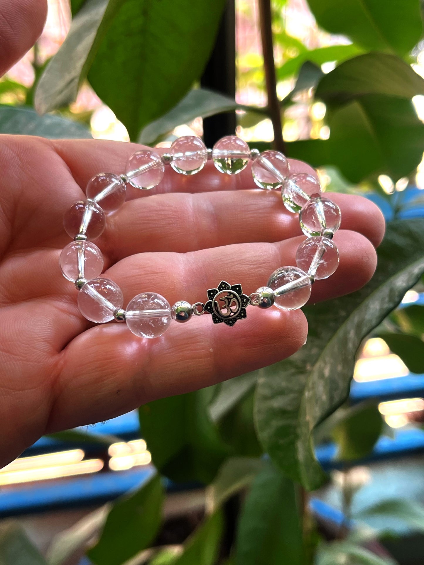 Luxury Crystal Quartz Bracelet | 925 Sterling Silver | Master Healing Stone