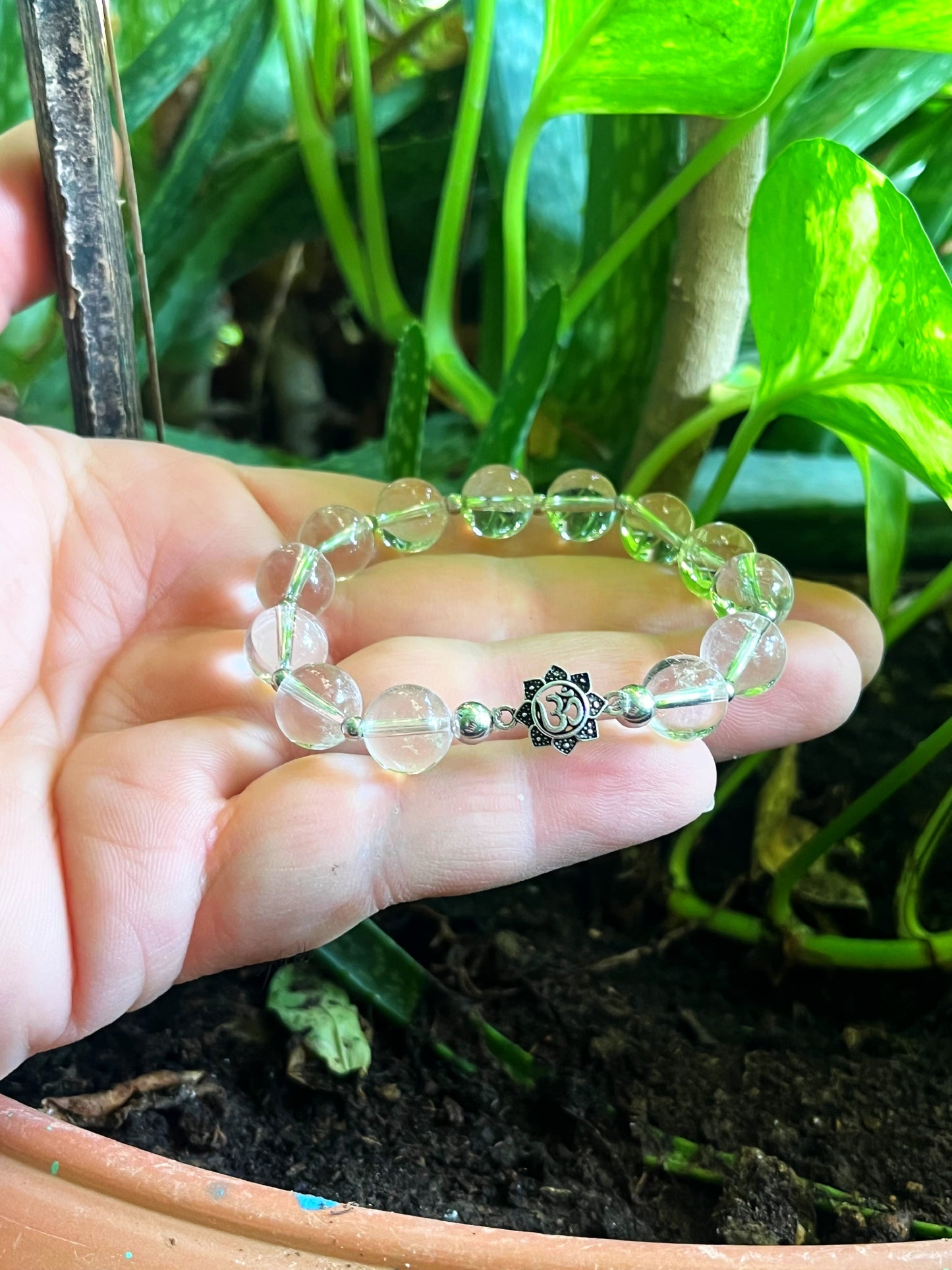 Luxury Crystal Quartz Bracelet | 925 Sterling Silver | Master Healing Stone