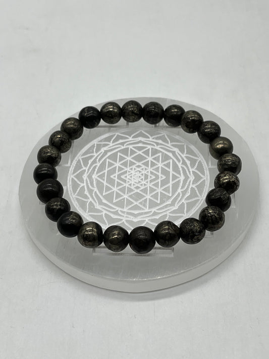 Pyrite Money Magnet Bracelet + assured gift with all prepaid orders | Wealth & Prosperity Crystal |Festival Special
