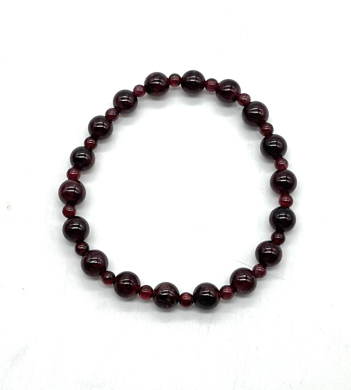 Garnet Bracelet - Astrology Healing Jewelry for Passion, Courage & Root Chakra Energy Balance