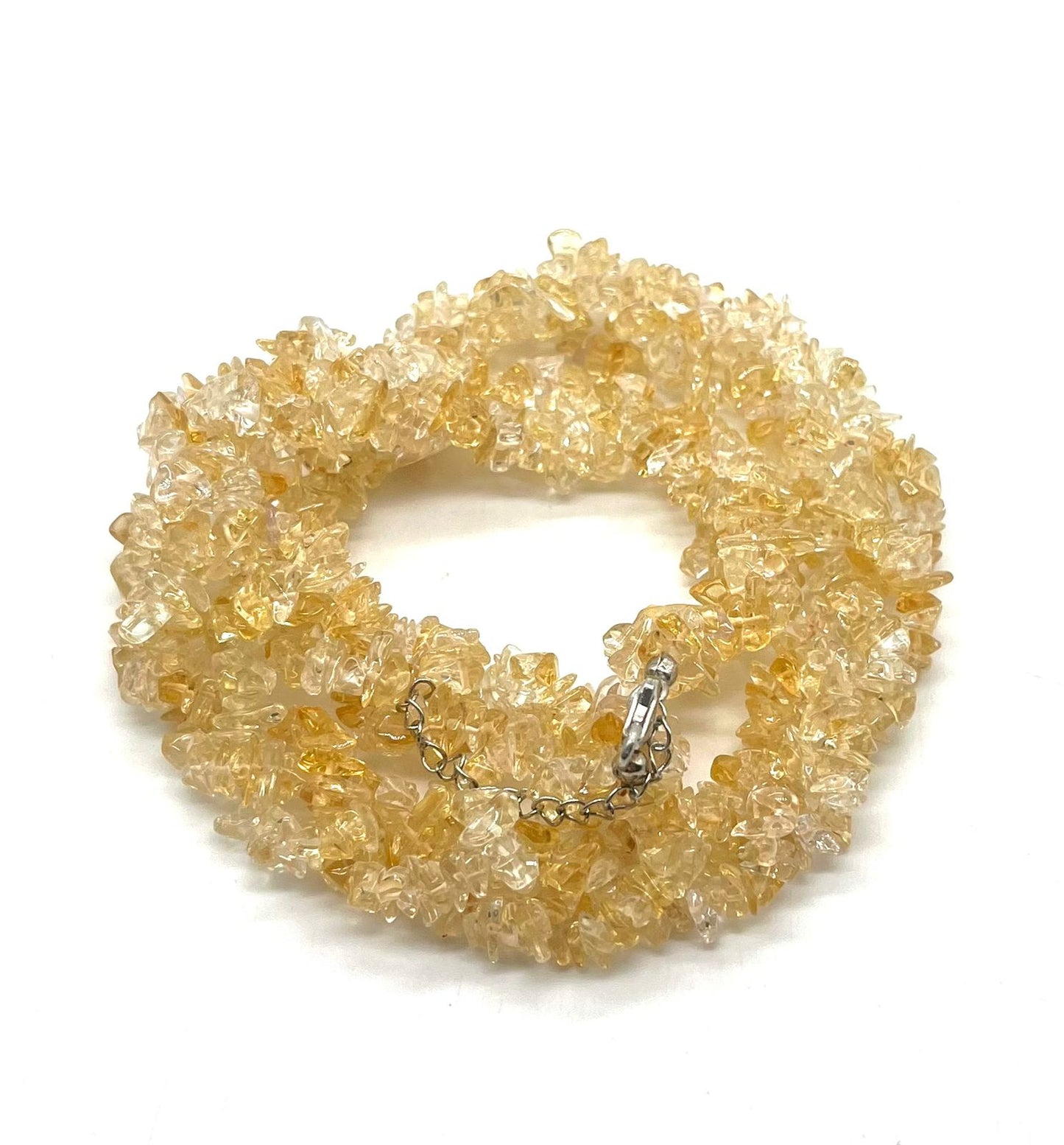 Citrine Necklace 925 Silver - Success & Prosperity Healing Crystal Jewelry