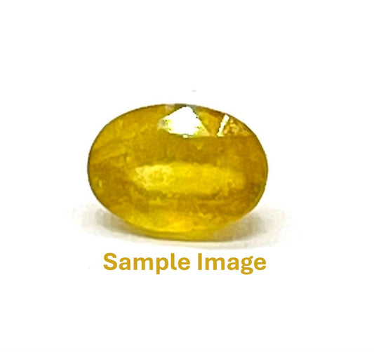 Natural yellow sapphire pukhraj Jupiter planet gemstone for astrological healing crystal