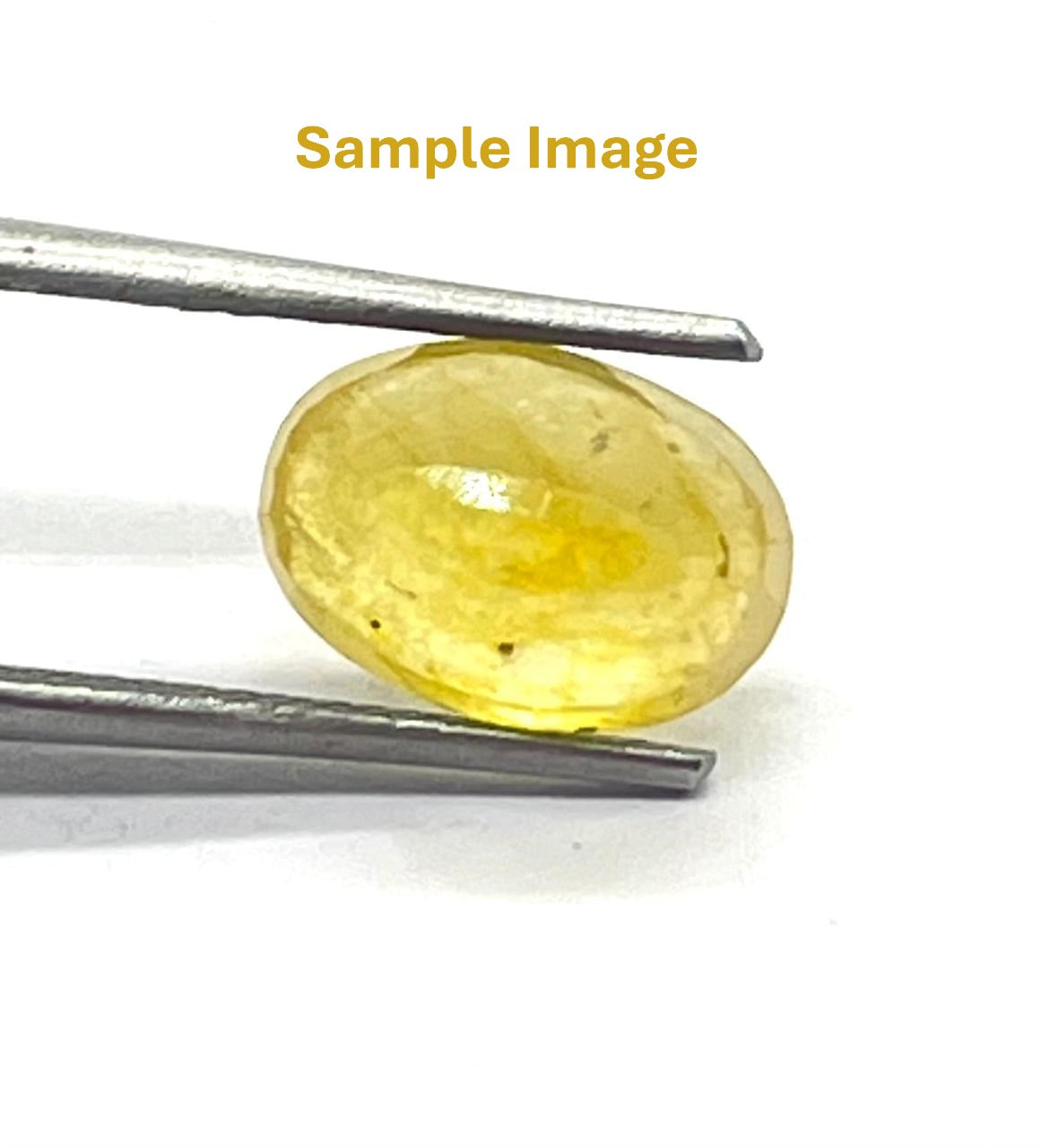 Authentic yellow sapphire for Jupiter planet remedies and wisdom