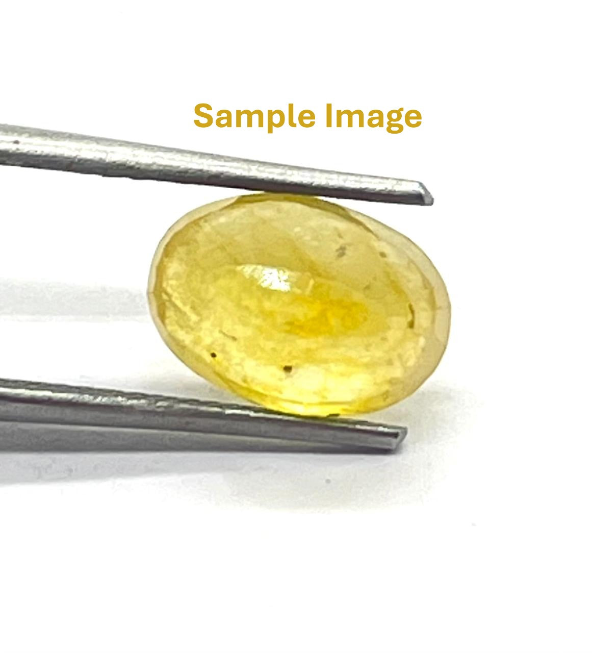 Authentic yellow sapphire for Jupiter planet remedies and wisdom