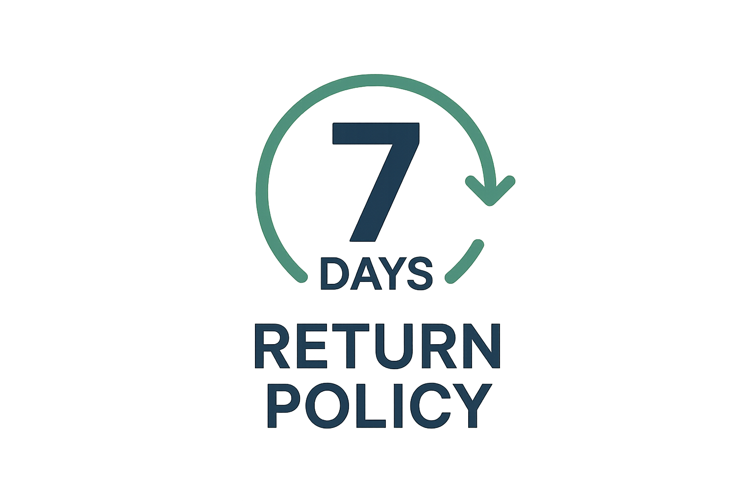 7 days return icon