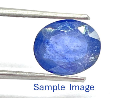 Natural blue sapphire neelam Saturn planet gemstone for astrological healing crystal