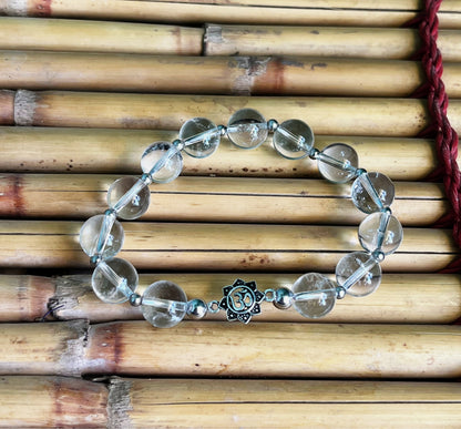 Luxury Crystal Quartz Bracelet | 925 Sterling Silver | Master Healing Stone