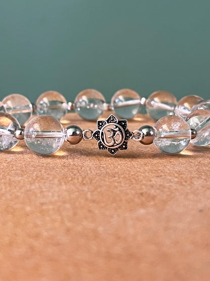 Luxury Crystal Quartz Bracelet | 925 Sterling Silver | Master Healing Stone