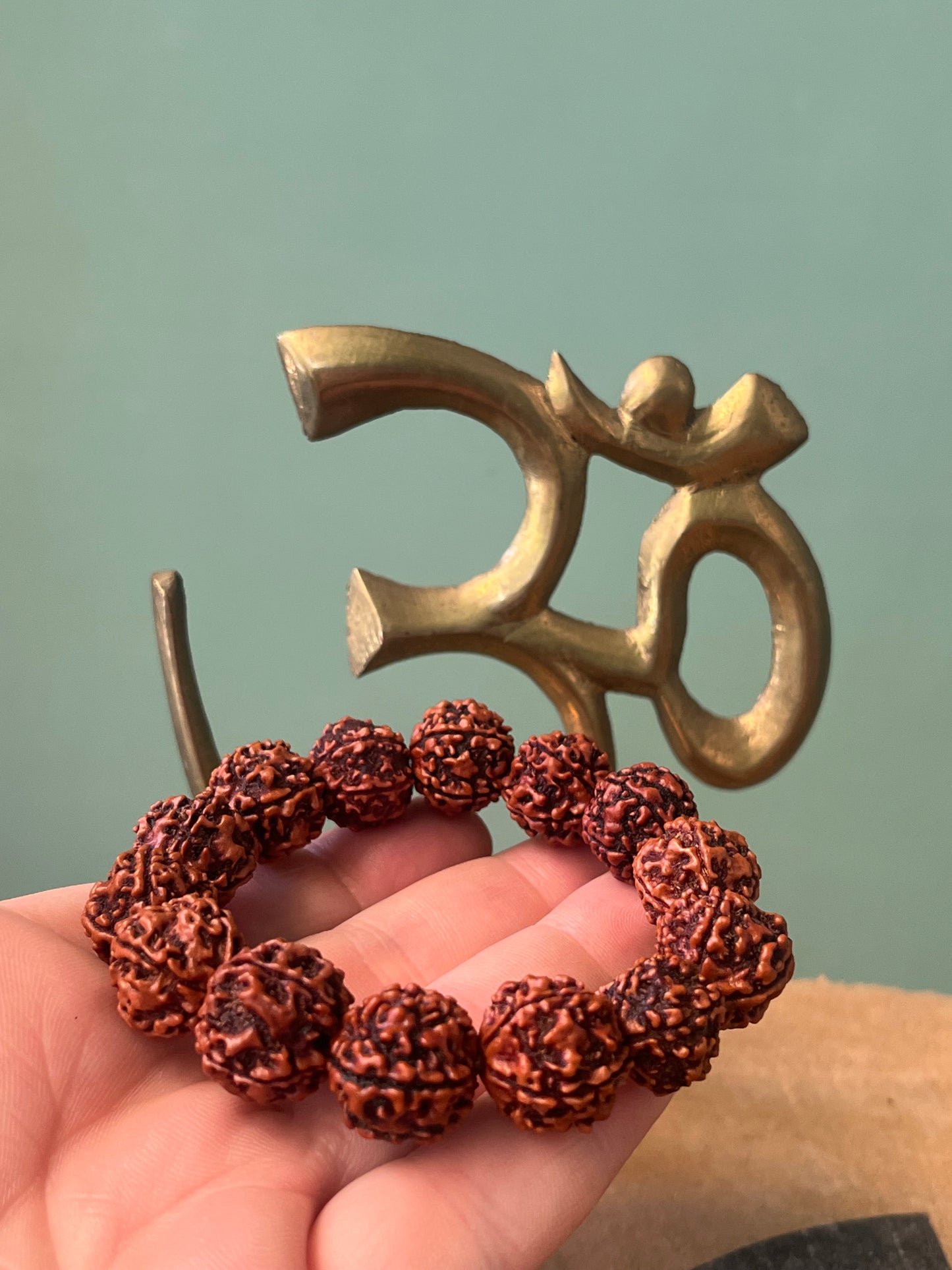 5 Mukhi Rudraksha Bracelet for Men - 15-18mm Original Beads | Divine Healing & Spiritual Protection