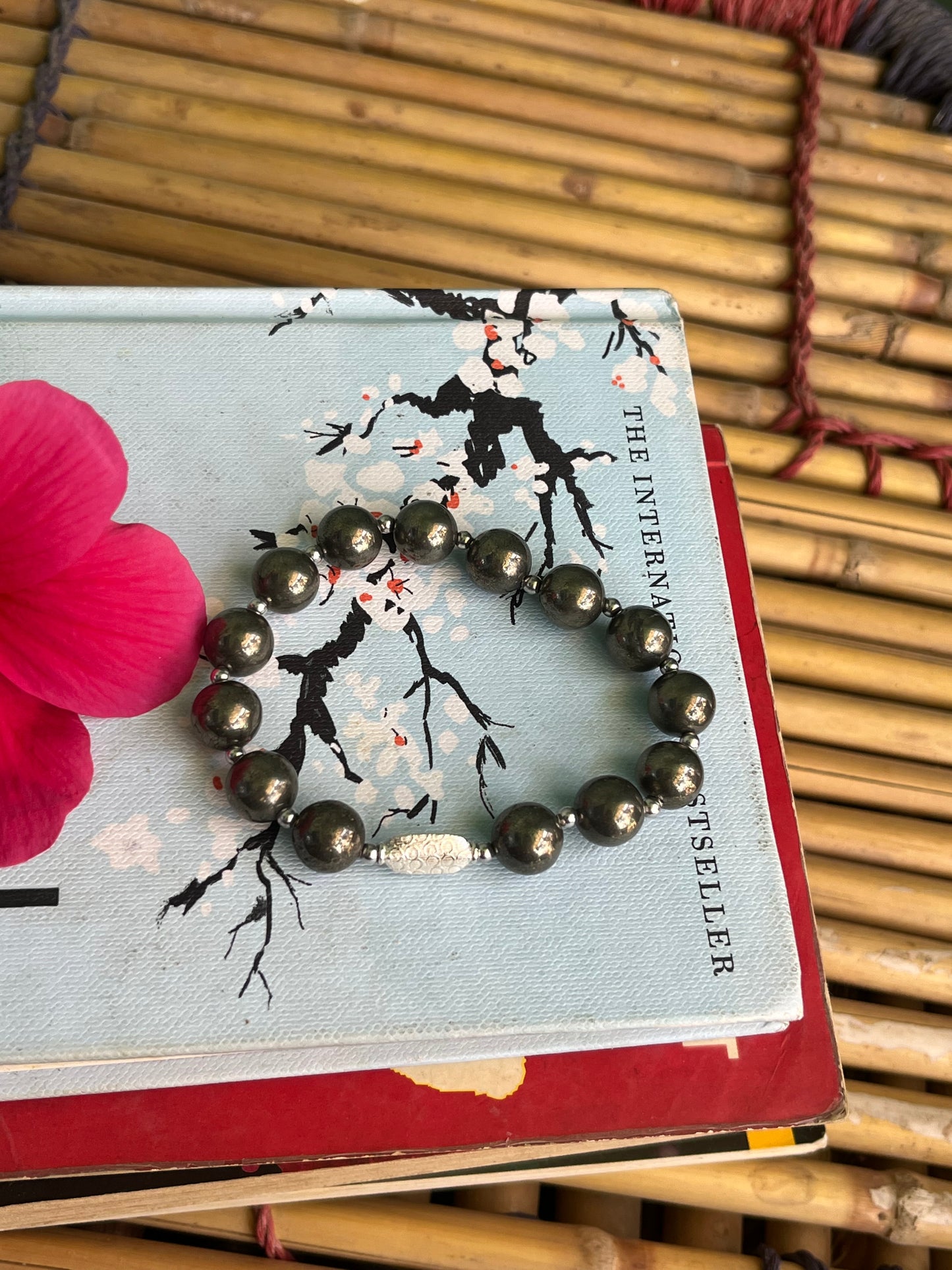 Premium 925 Silver Pyrite Bracelet 10mm - Money Magnet Healing Crystal for Wealth & Prosperity - RatnaSetu - Zodiac Bracelets & Healing Crystals India