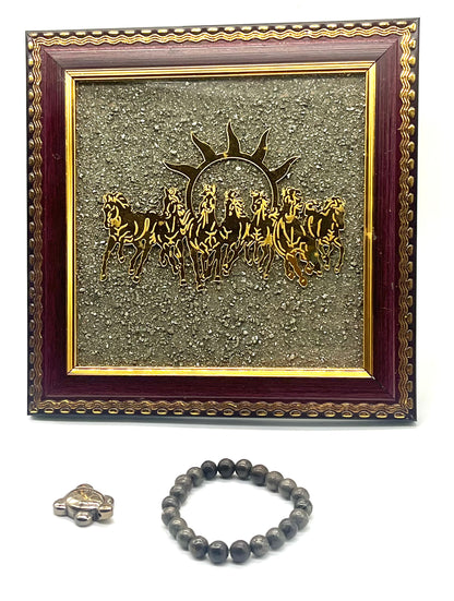 Pyrite super charged Money magnet combo super saver , good luck charm attract wealth and money