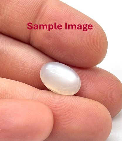 Natural white moonstone for moon planet astrology and crown chakra healing